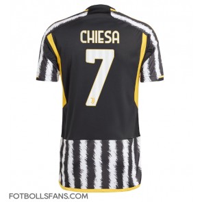 Juventus Federico Chiesa #7 Replika Hemmatröja 2023-24 Kortärmad